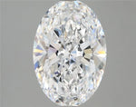 3.41ct Oval Lab Grown Diamond (Colour D, Clarity VVS2, IGI Certified)