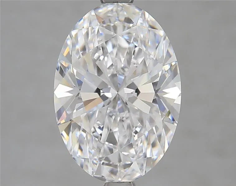 3.50ct Oval Lab Grown Diamond (Colour D, Clarity IF, IGI Certified)