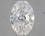 3.50ct Oval Lab Grown Diamond (Colour D, Clarity VVS1, Cut EX, IGI Certified)