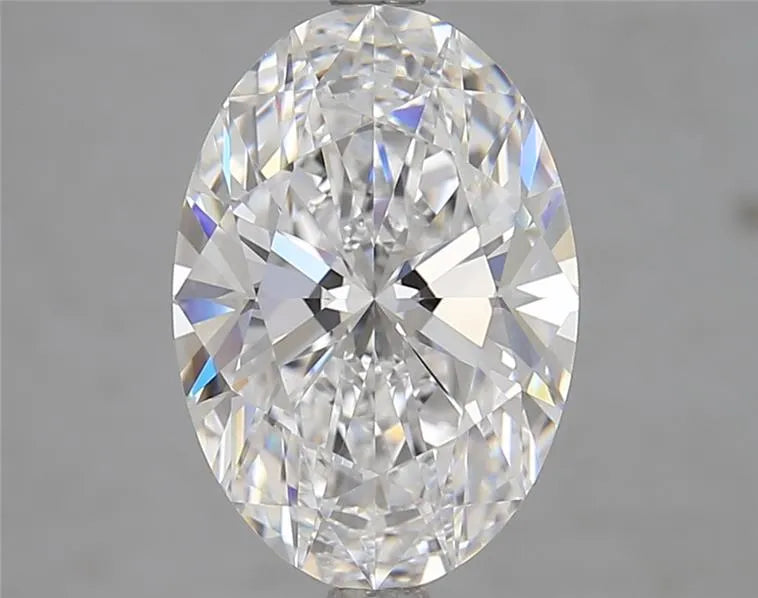3.50ct Oval Lab Grown Diamond (Colour D, Clarity VVS1, Cut EX, IGI Certified)
