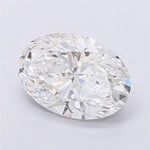 3.50ct Oval Lab Grown Diamond (Colour D, Clarity VVS2, IGI Certified)