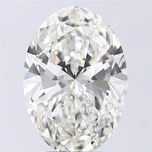 3.50ct Oval Lab Grown Diamond (Colour G, Clarity VS2, IGI Certified)