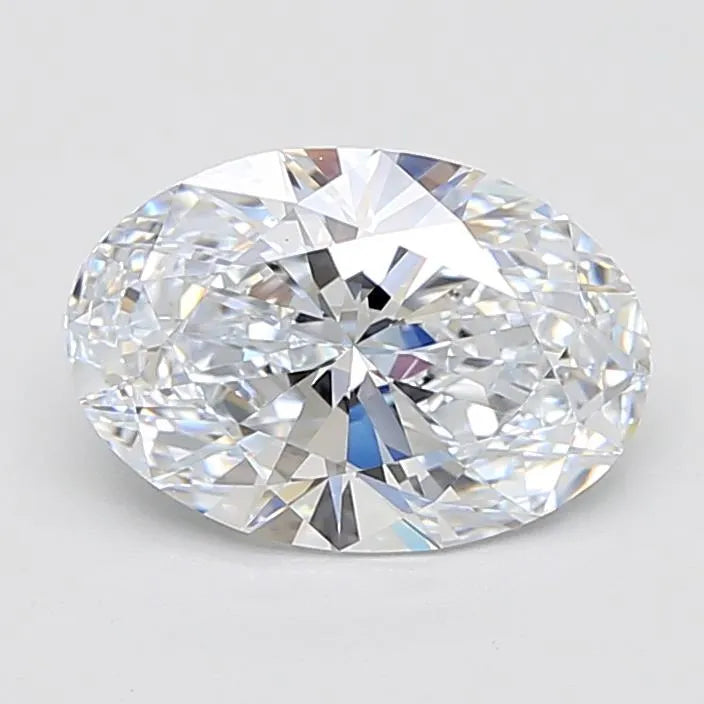 3.53ct Oval Lab Grown Diamond (Colour F, Clarity IF, Cut EX, IGI Certified)