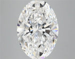 3.57ct Oval Lab Grown Diamond (Colour D, Clarity VVS2, IGI Certified)