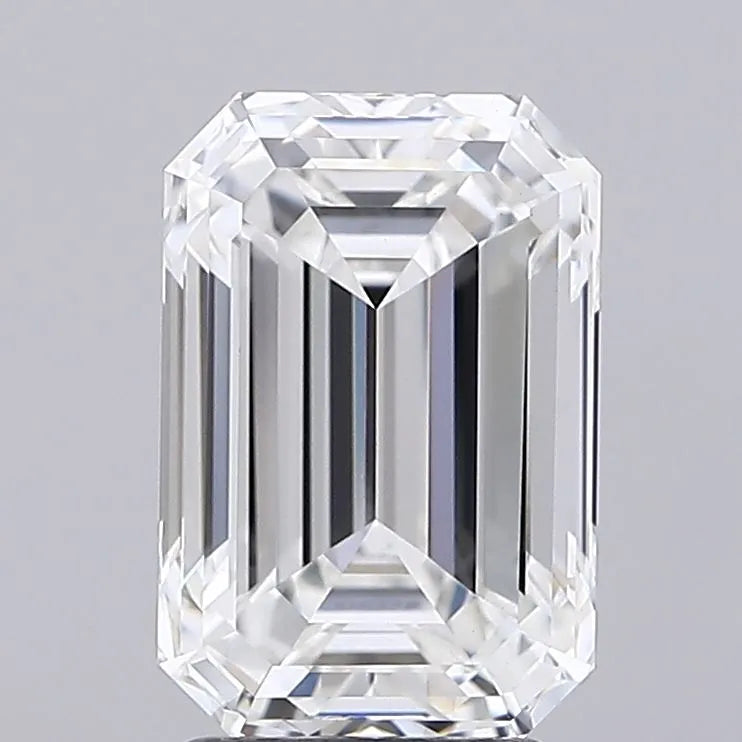 3.58ct Emerald Lab Grown Diamond (Colour F, Clarity VVS2, IGI Certified)