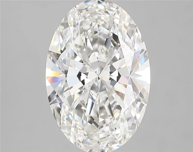 3.67ct Oval Lab Grown Diamond (Colour F, Clarity VVS1, IGI Certified)