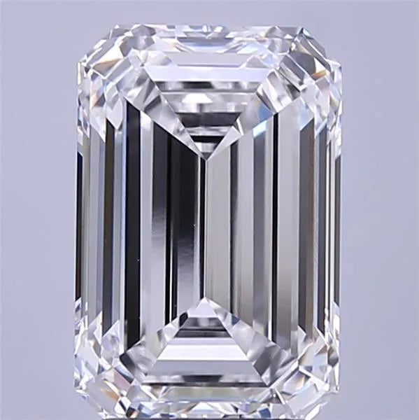 3.80ct Emerald Lab Grown Diamond (Colour D, Clarity VVS2, IGI Certified)