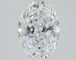 3.84ct Oval Lab Grown Diamond (Colour D, Clarity VVS1, IGI Certified)