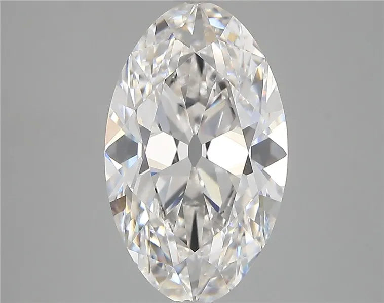 3.86ct Oval Lab Grown Diamond (Colour E, Clarity VVS1, IGI Certified)