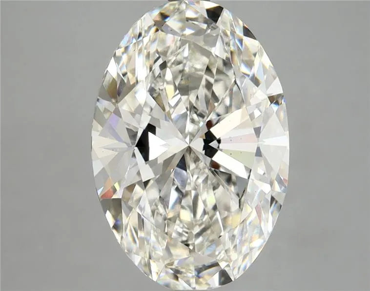 3.86ct Oval Lab Grown Diamond (Colour G, Clarity VS2, IGI Certified)