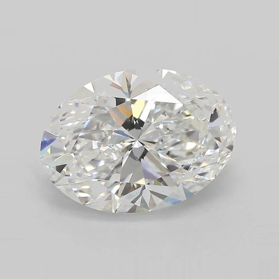 3.91ct Oval Lab Grown Diamond (Colour D, Clarity VS1, IGI Certified)