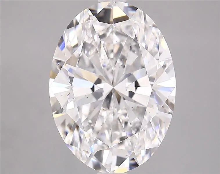 3.96ct Oval Lab Grown Diamond (Colour E, Clarity VS2, IGI Certified)