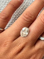 3.05ct oval champagne diamond, K colour VS1, loose stone at Smiro Studio Toronto