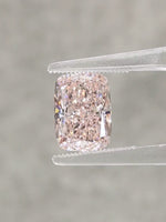 4.01ct Cushion Pink Lab Diamond, Fancy Intense Pink