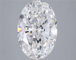 4.00ct Oval Lab Grown Diamond (Colour D, Clarity VS2, IGI Certified)
