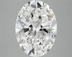 4.00ct Oval Lab Grown Diamond (Colour D, Clarity VVS2, IGI Certified)