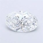 4.00ct Oval Lab Grown Diamond (Colour D, Clarity VVS2, IGI Certified)