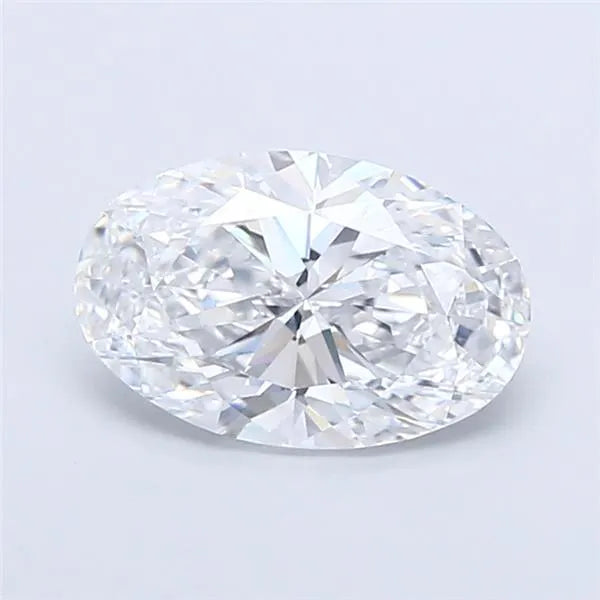 4.00ct Oval Lab Grown Diamond (Colour D, Clarity VVS2, IGI Certified)
