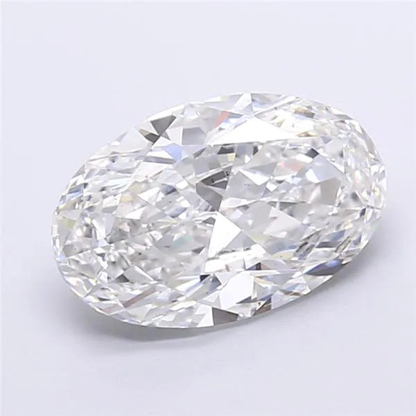 4.00ct Oval Lab Grown Diamond (Colour E, Clarity VS2, IGI Certified)