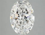 4.00ct Oval Lab Grown Diamond (Colour E, Clarity VVS2, IGI Certified)