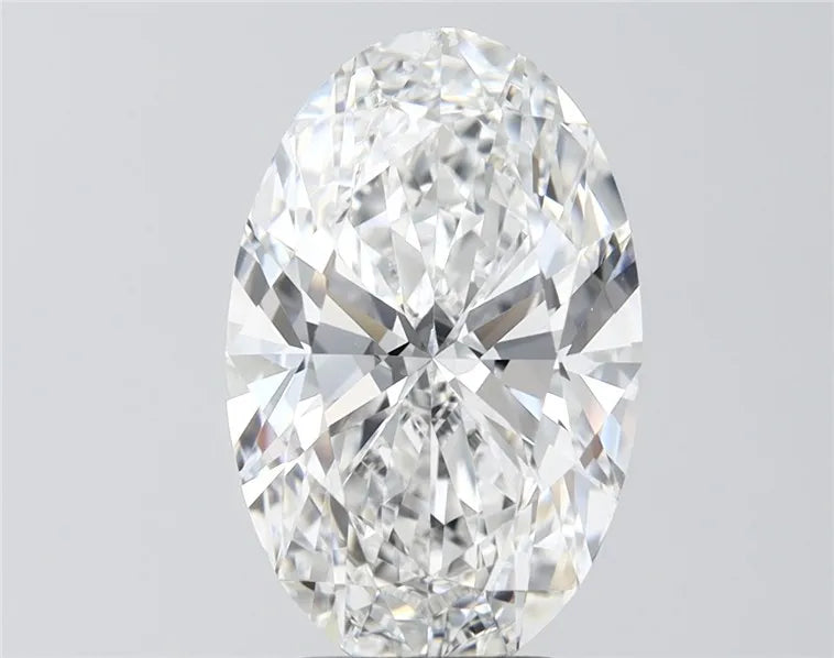 4.00ct Oval Lab Grown Diamond (Colour E, Clarity VVS2, IGI Certified)