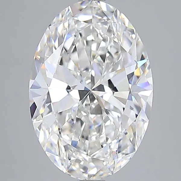 4.00ct Oval Lab Grown Diamond (Colour G, Clarity VVS1, IGI Certified)