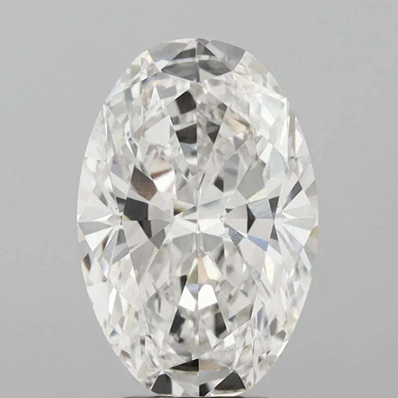 4.00ct Oval Lab Grown Diamond (Colour G, Clarity VVS2, IGI Certified)