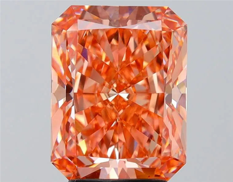 4.00ct Radiant Lab Grown Diamond (Colour Fancy Vivid Pink, Clarity VVS2, IGI Certified)