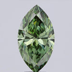 4.01ct Marquise Lab Grown Diamond (Colour Fancy Vivid Green, Clarity VS2, IGI Certified)