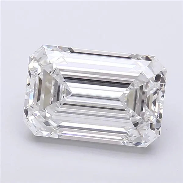 4.02ct Emerald Lab Grown Diamond (Colour D, Clarity VVS1, IGI Certified)
