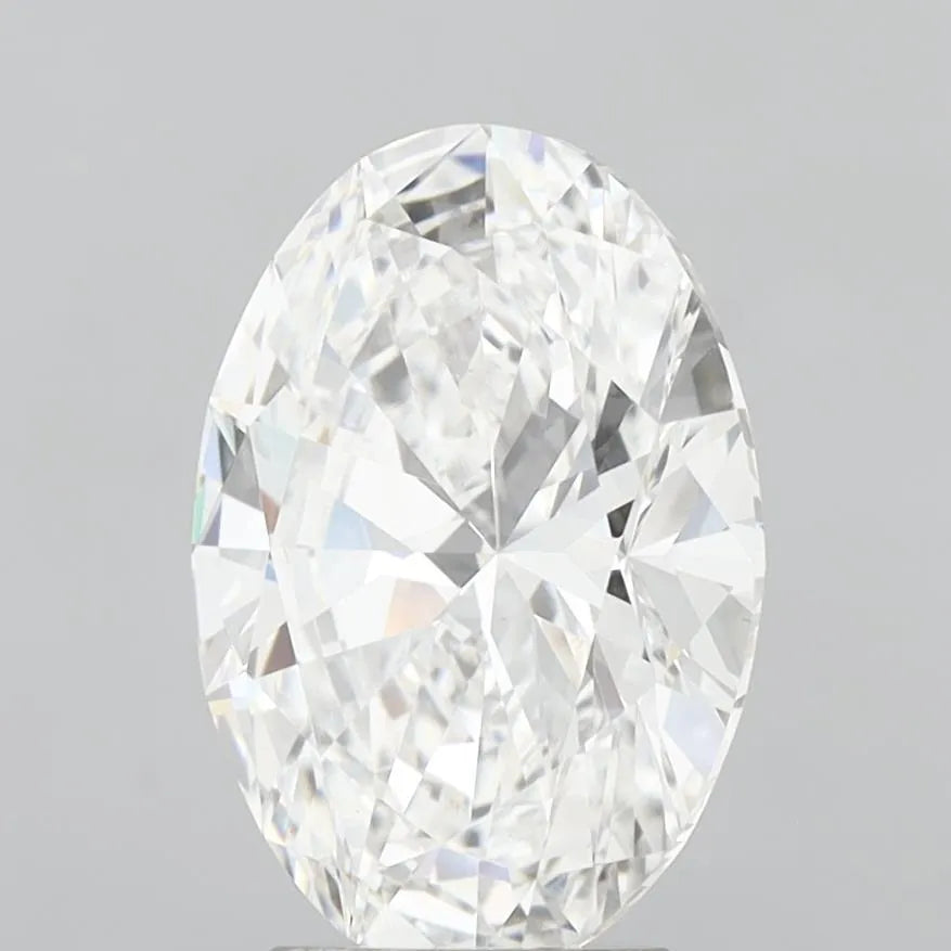 4.02ct Oval Lab Grown Diamond (Colour E, Clarity VVS2, IGI Certified)