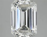 4.03ct Emerald Lab Grown Diamond (Colour F, Clarity VS2, IGI Certified)