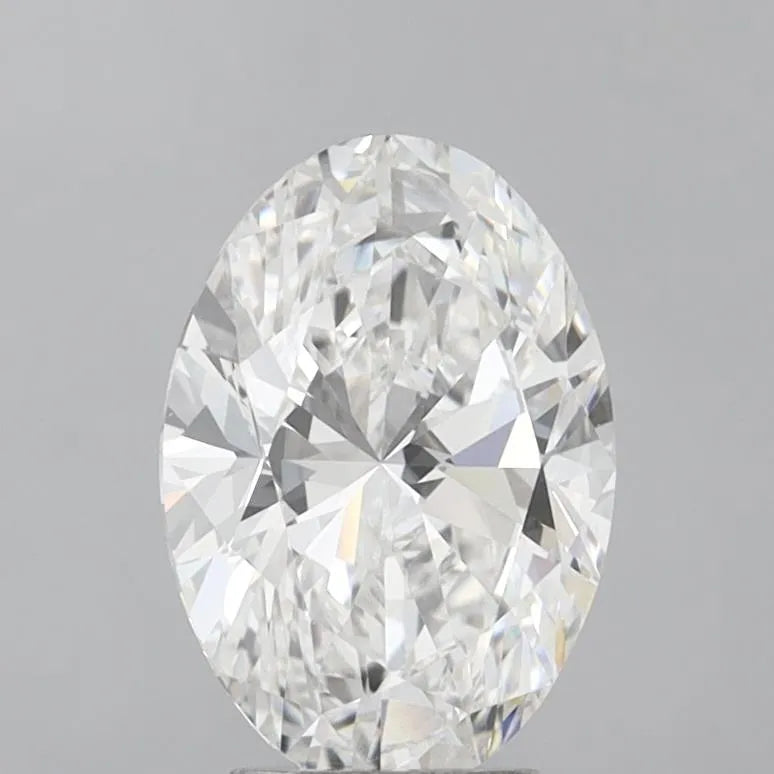 4.03ct Oval Lab Grown Diamond (Colour F, Clarity VVS2, IGI Certified)
