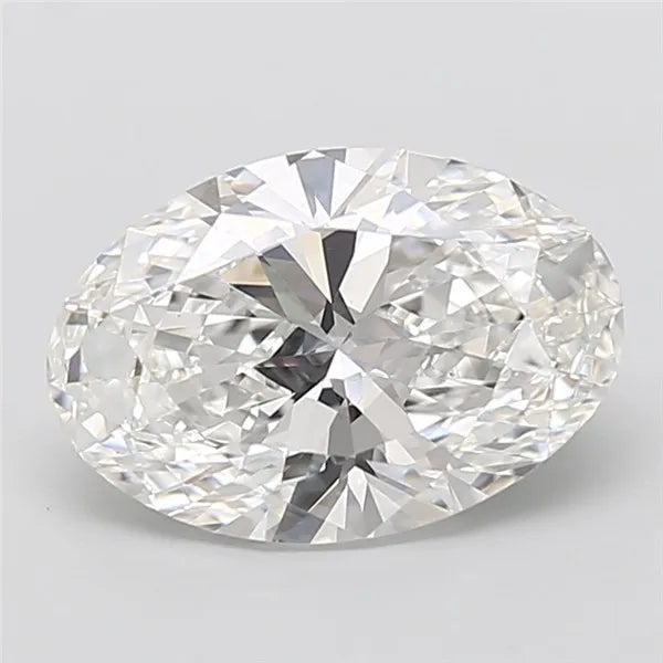 4.07ct Oval Lab Grown Diamond (Colour F, Clarity VVS2, IGI Certified)