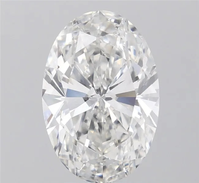 4.07ct Oval Lab Grown Diamond (Colour G, Clarity VVS2, IGI Certified)