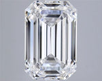 4.08ct Emerald Lab Grown Diamond (Colour D, Clarity VVS2, IGI Certified)