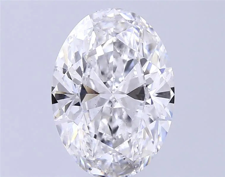 4.14ct Oval Lab Grown Diamond (Colour E, Clarity VS2, IGI Certified)