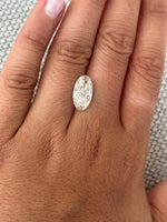 4.16ct oval champagne diamond