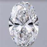 4.18ct Oval Lab Grown Diamond (Colour D, Clarity VVS1, IGI Certified)