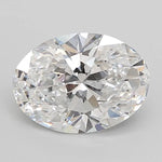 4.22ct Oval Lab Grown Diamond (Colour D, Clarity IF, Cut EX, IGI Certified)