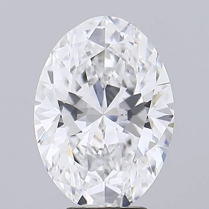 4.22ct Oval Lab Grown Diamond (Colour D, Clarity VVS2, IGI Certified)