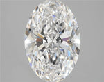 4.22ct Oval Lab Grown Diamond (Colour E, Clarity VVS2, IGI Certified)