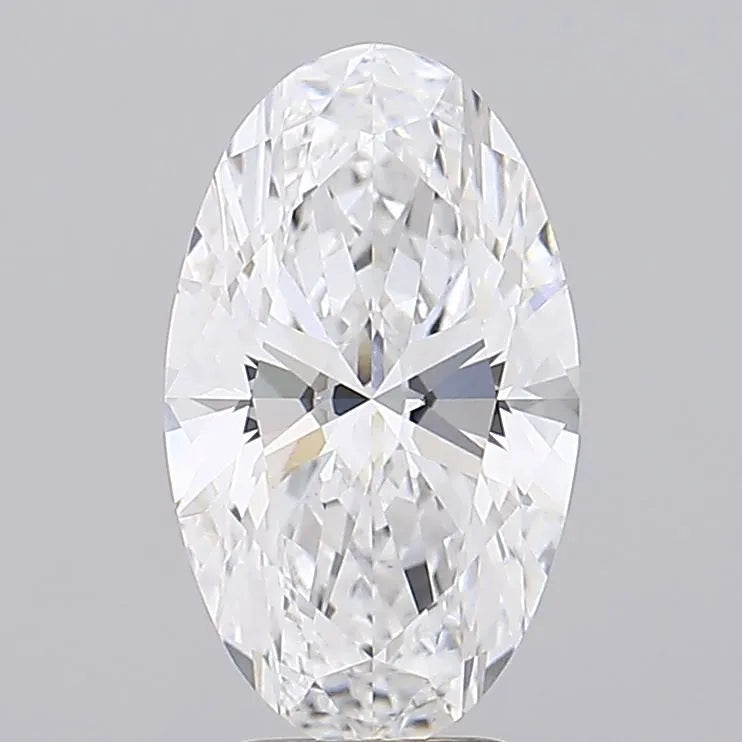 4.26ct Oval Lab Grown Diamond (Colour E, Clarity VVS2, GIA Certified)