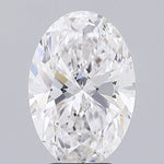 4.38ct Oval Lab Grown Diamond (Colour E, Clarity VVS2, IGI Certified)