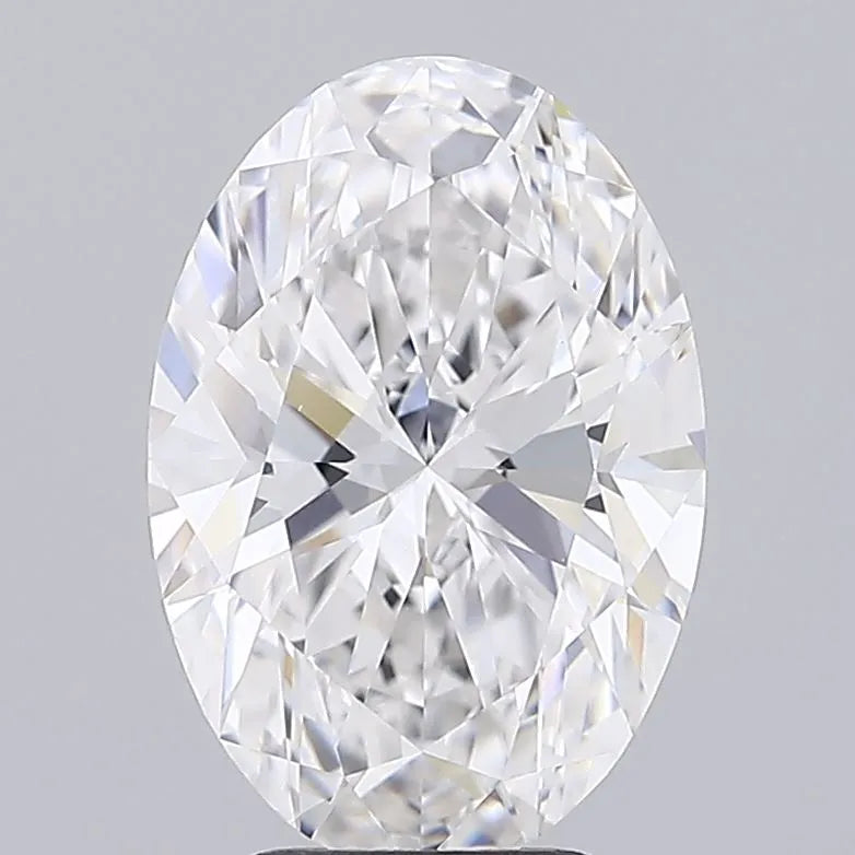 4.38ct Oval Lab Grown Diamond (Colour E, Clarity VVS2, IGI Certified)