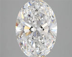 4.43ct Oval Lab Grown Diamond (Colour E, Clarity VVS2, IGI Certified)