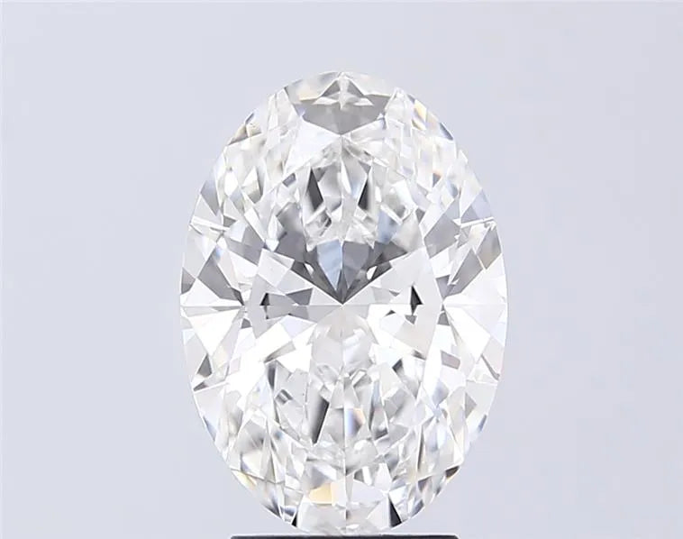 4.50ct Oval Lab Grown Diamond (Colour E, Clarity VS2, IGI Certified)