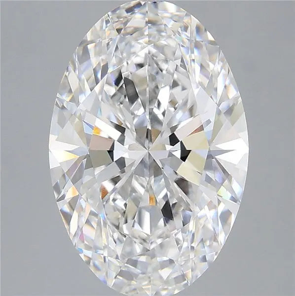 4.54ct Oval Lab Grown Diamond (Colour D, Clarity VVS2, IGI Certified)