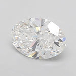 4.58ct Oval Lab Grown Diamond (Colour F, Clarity VVS2, IGI Certified)