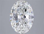 4.80ct Oval Lab Grown Diamond (Colour E, Clarity VVS2, IGI Certified)